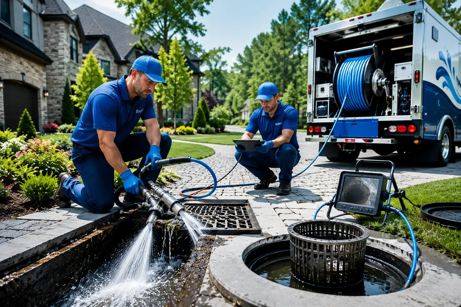 Local outdoor drain cleaning professionals in Voluntown, CT